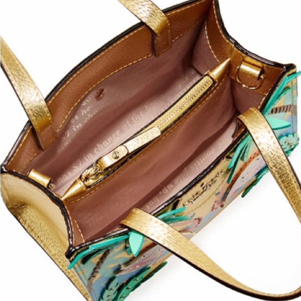 🌴🦩RARE BNWT Kate Spade New York by the Pool Flamingo Sam leather crossbody🦩🌴 - Picture 10 of 16